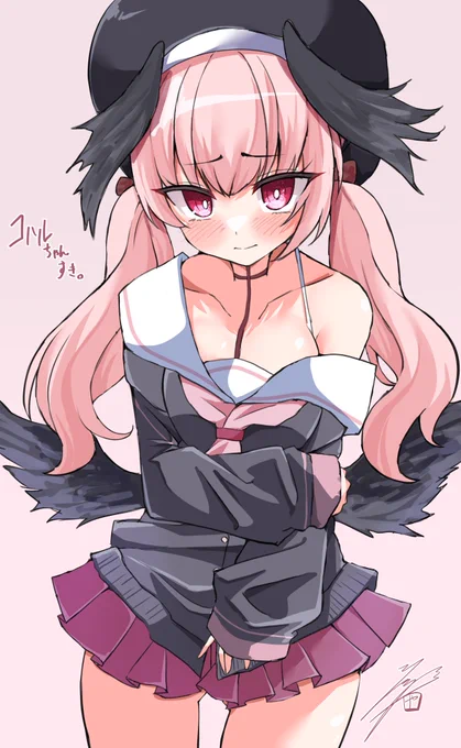 前描いたコハルちゃん 