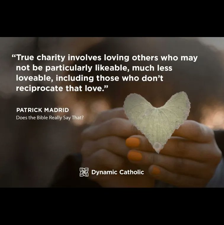StPiusBrantford's tweet photo. Who do you find it difficult to love in your life right now? How can you create a Holy Moment for them?
#dynamiccatholic https://t.co/nShEcdDV6k