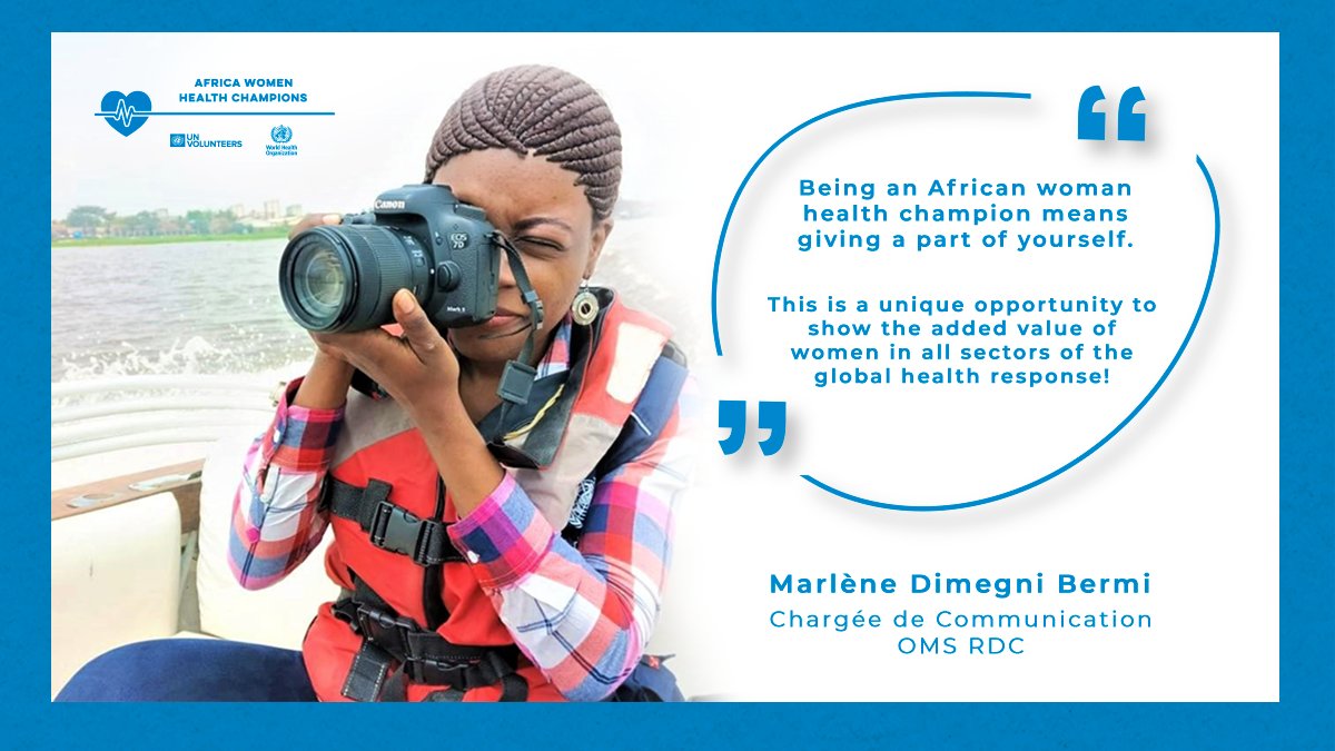 UNV_ROWCA's tweet photo. Shoutout to @marlenebermi, a passionate #UNVolunteer and communications specialist at @WHOAFRO. Through her tireless efforts, she sheds light on crucial health initiatives happening in #Africa by sharing impactful stories. Thank you Marlene for helping to change lives!🤗
#AWHC https://t.co/BWEx2qwHyD