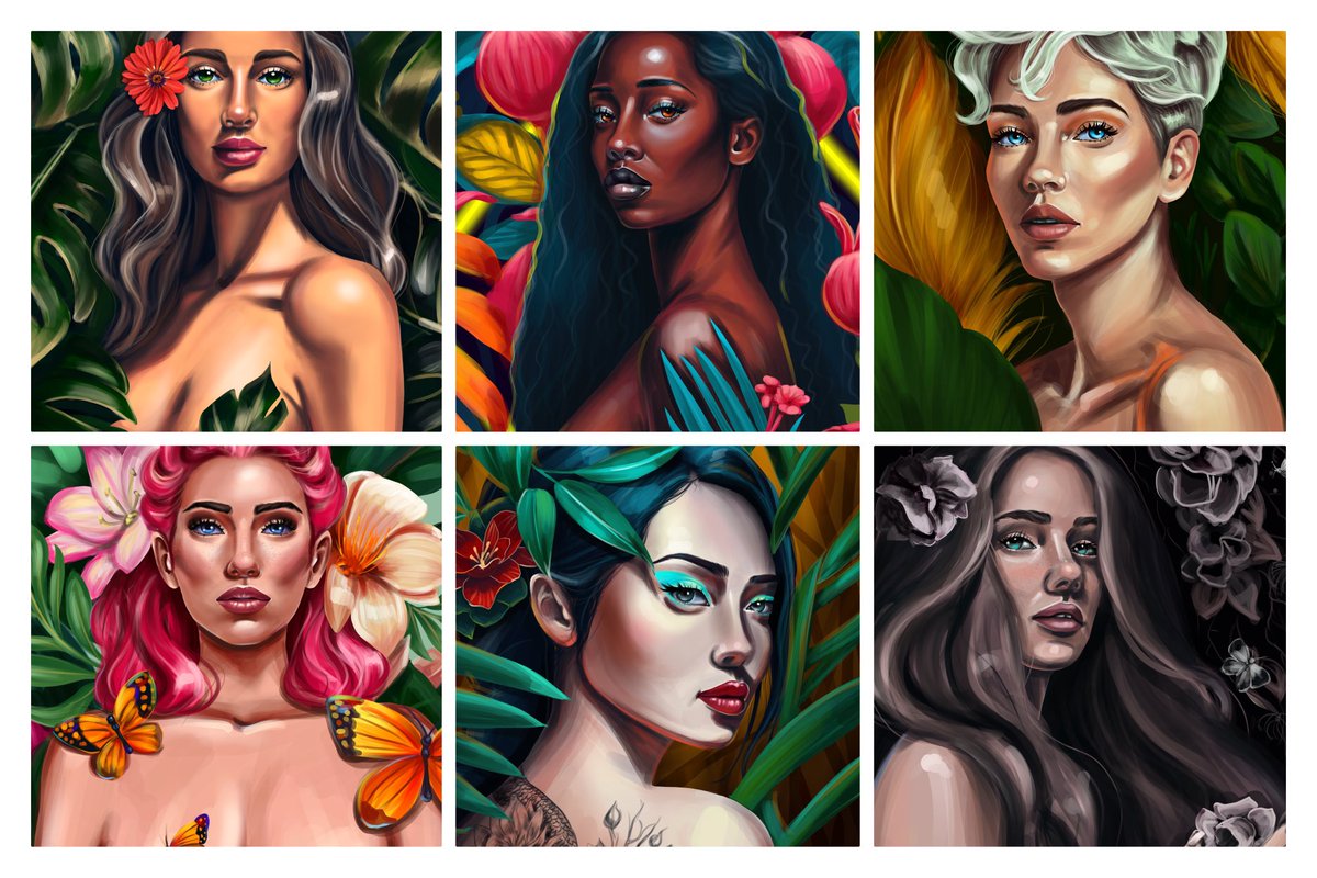 Hello! Have a nice day! ❤️

I’ve got a collection on <a href="/foundation/">Foundation 🌐</a> “Exotica”. 
And it’s about beautiful women with leaves, flowers and butterflies.

Reserve 0.05 $eth
Buy 0.07 $eth

foundation.app/collection/exo…