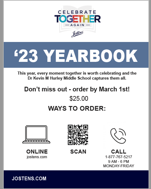 Don't miss out! Order your 2022-2023 Yearbook now!