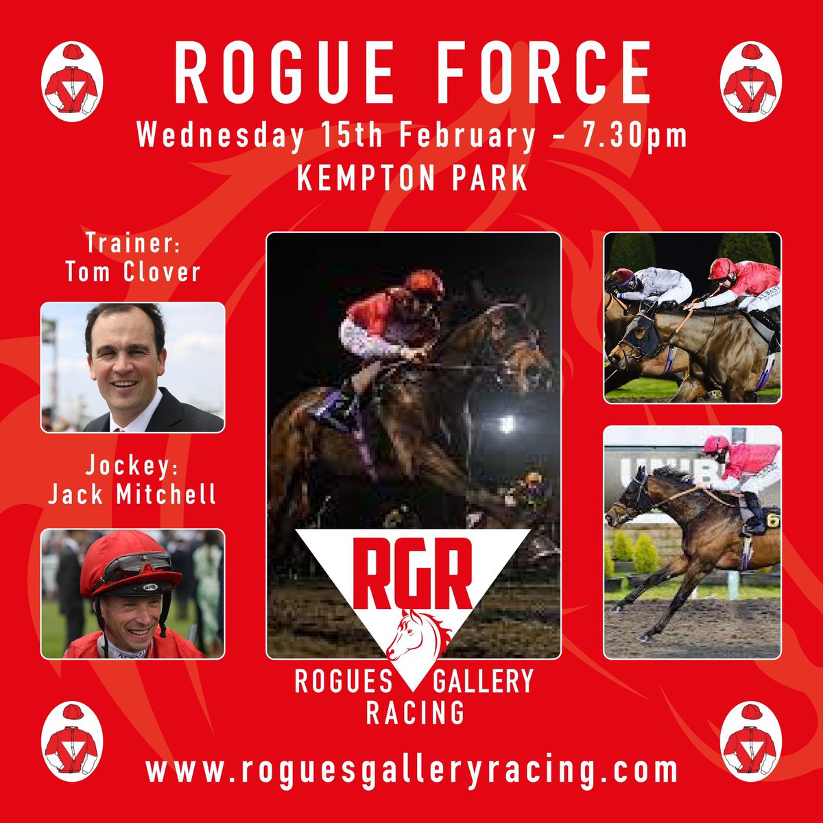 Roguesracing_'s tweet photo. #Thunder #Force #Rogues
Around 45 of our members will be at @kemptonparkrace this evening to cheer on our two runners - #RogueThunder and #RogueForce
A huge potential for a #roguedouble https://t.co/f9V7ClqR7D