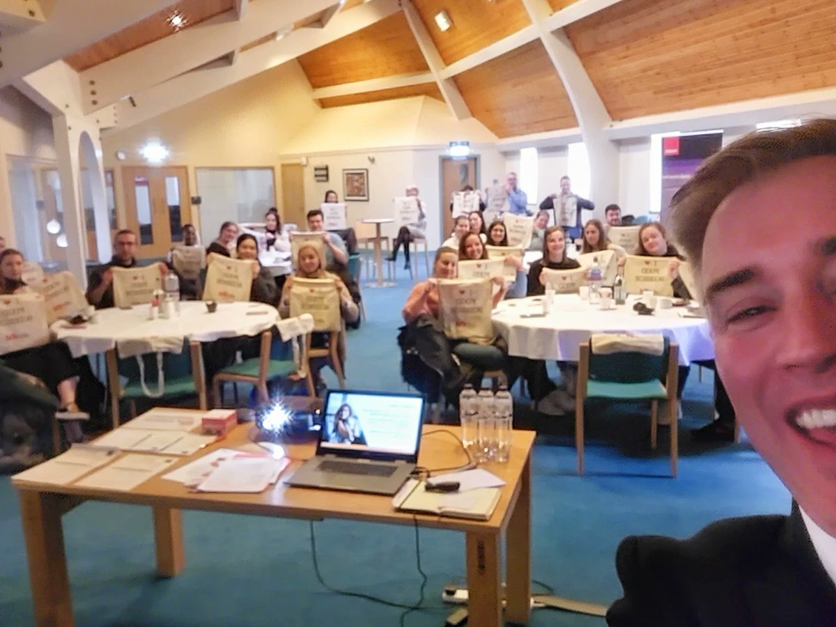 ifstnews's tweet photo. @TimMcLachlanCEO, Chief Exective at IFST and Paul McKnight, Open Innovation Manager @MacphieUK welcome students to Student Launchpad 2023 kindly held today at Macphie in Scotland #IFSTlaunchpad https://t.co/4WYt1MuPXC