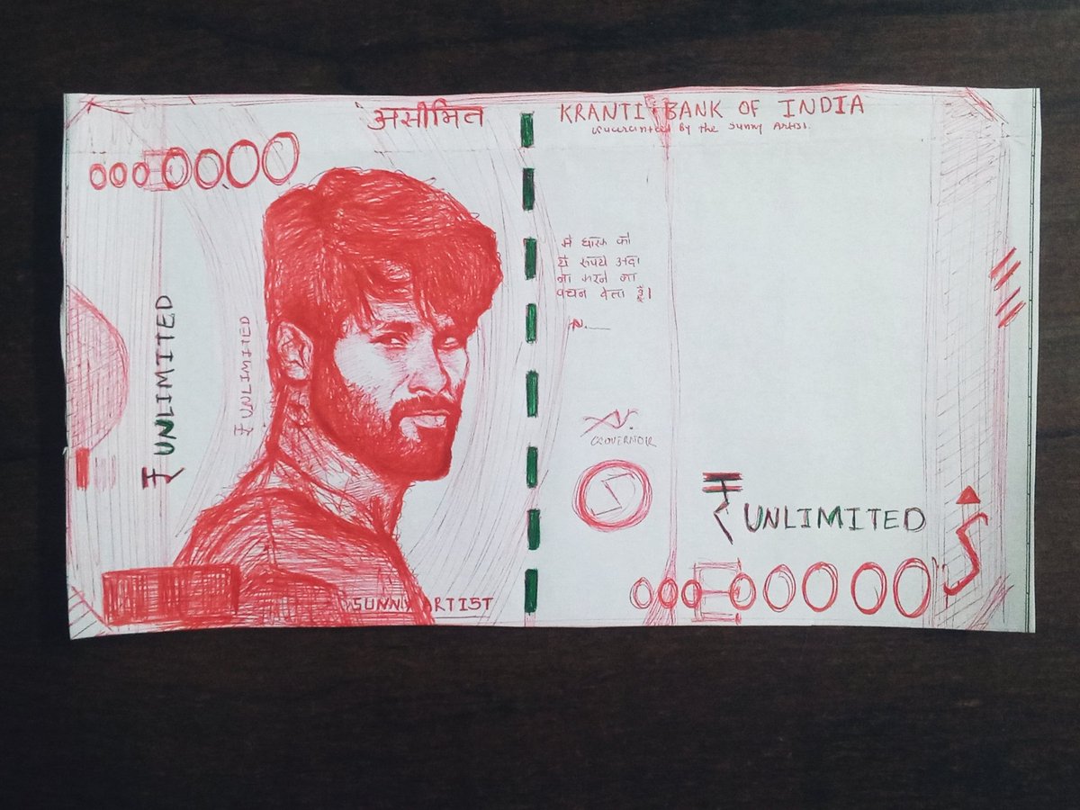 #Farzi Currency 💵 - Sunny
@shahidkapoor 

Hope you like my effort 🙏🤗
@PrimeVideoIN
#RajandDK #shahidkapoor