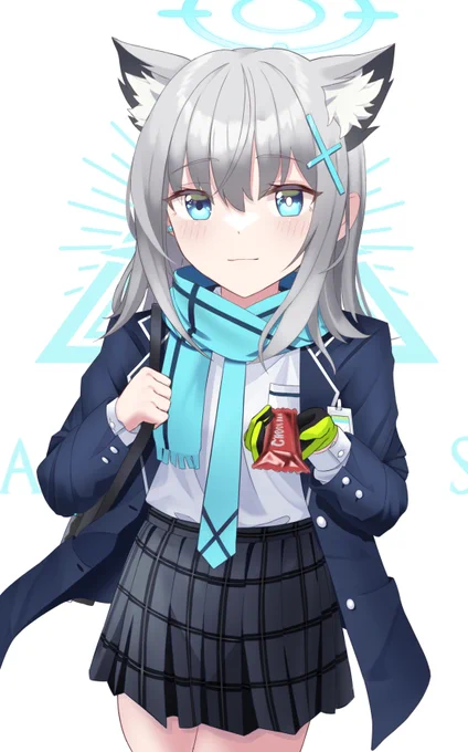 #ブルアカ シロコ 「んっ、先生。」 