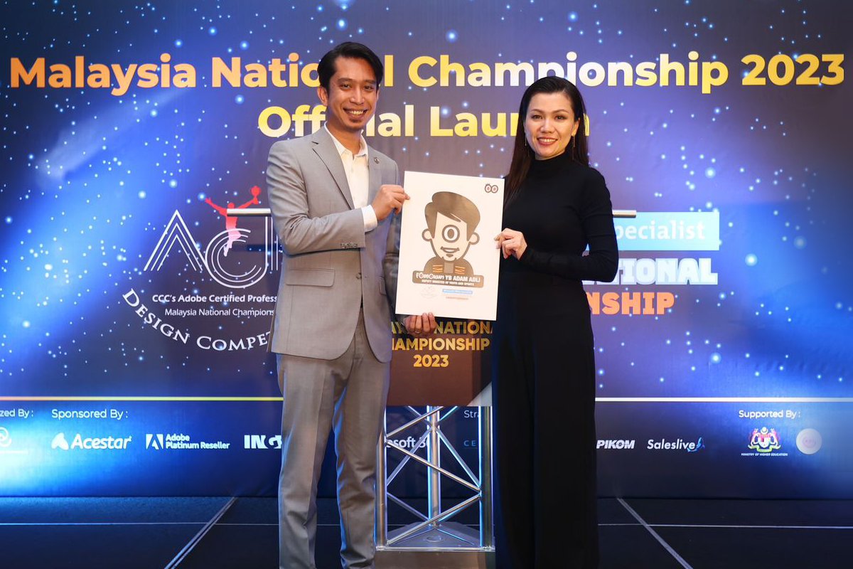 fomokun's tweet photo. Excited to be part of the official launch of the Malaysia National Championship 2023 with YB @AdamAdli (Deputy Minister of Youth and Sports, Malaysia) &amp; @NatalieSito (Founder of Creative Cloud Community). A big thank you for supporting this exciting movement.

#Fomokun #Gratitude https://t.co/FXI4M8c4NR
