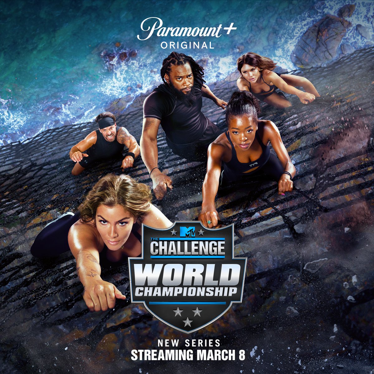 TheChallenge's tweet photo. Who will be crowned the FIRST-EVER Challenge WORLD Champion?! 👑 🥇 Watch as Challenge Legends battle it out alongside 16 Global MVPs and International Champions 🌍 when The Challenge: World Championship streams WED MARCH 8 on @paramountplus! 😈 #ChallengeWorldChamp https://t.co/0PA5Ve60lt
