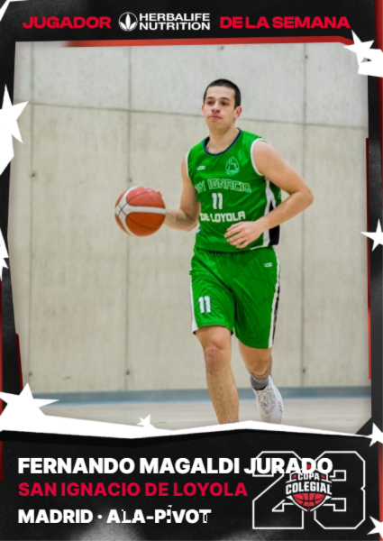 CopaColegial's tweet photo. 𝗥𝗲𝗳𝗲𝗿𝗲𝗻𝘁𝗲𝘀 𝗱𝗲 𝘀𝘂𝘀 𝗲𝘀𝗰𝘂𝗲𝗹𝗮𝘀.

Fernando Magaldi (@colesanignacio) y Paula Silva (@BasketCbc), Jugadores @HerbalifeES de la Semana en Madrid 

https://t.co/IukF05iPPq

#HazteLeyenda https://t.co/01NSWtckVl