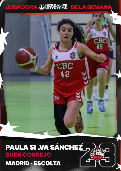 CopaColegial's tweet photo. 𝗥𝗲𝗳𝗲𝗿𝗲𝗻𝘁𝗲𝘀 𝗱𝗲 𝘀𝘂𝘀 𝗲𝘀𝗰𝘂𝗲𝗹𝗮𝘀.

Fernando Magaldi (@colesanignacio) y Paula Silva (@BasketCbc), Jugadores @HerbalifeES de la Semana en Madrid 

https://t.co/IukF05iPPq

#HazteLeyenda https://t.co/01NSWtckVl
