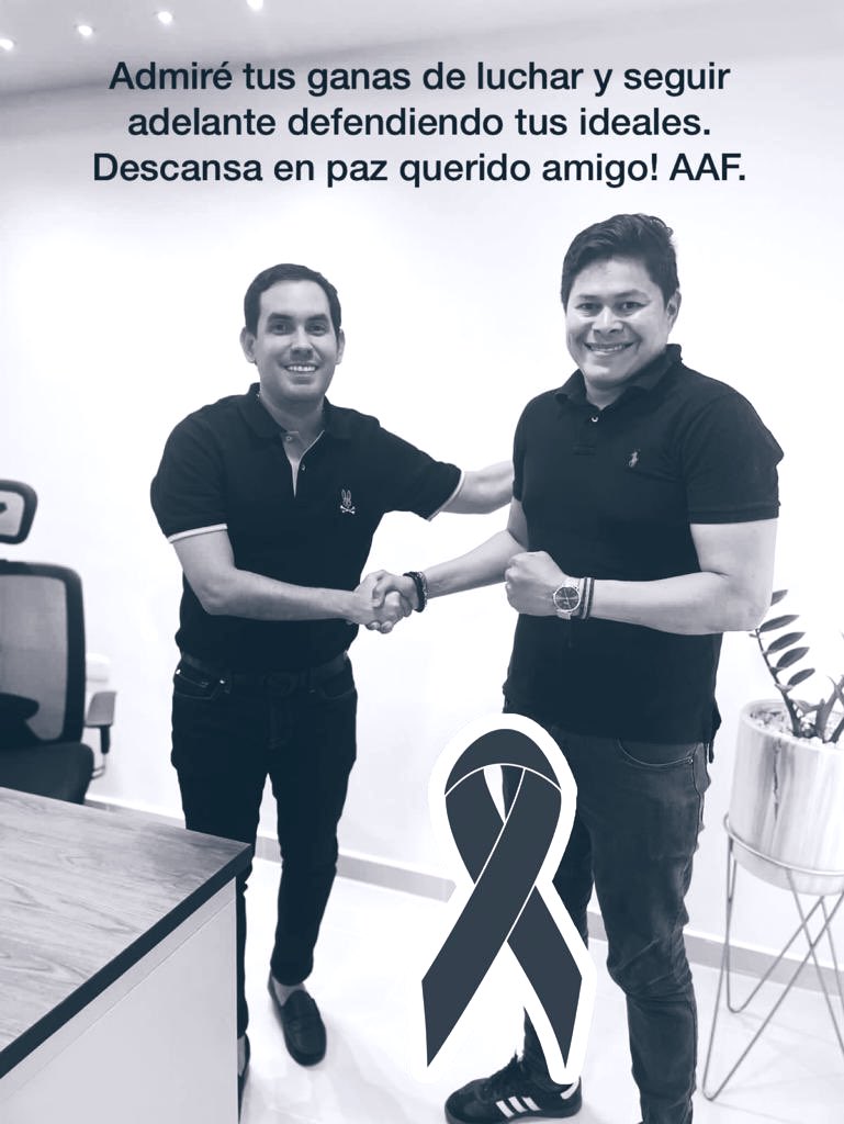 Conmovido con la muerte de Jhon Flórez. 

Hace pocos meses lo recibí en mi oficina donde me contó sobre sus proyectos personales, me impresionó su humildad y deseos de superarse. 
Dios te acoja en su reino, descansa en paz apreciado Jhon 🙏🏽