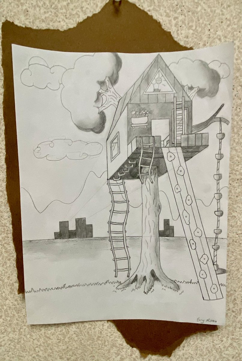 CisknightsA's tweet photo. 5th Grade Tree houses, using 1 point perspective drawing these are unbetreevable! https://t.co/beYaxliSGs