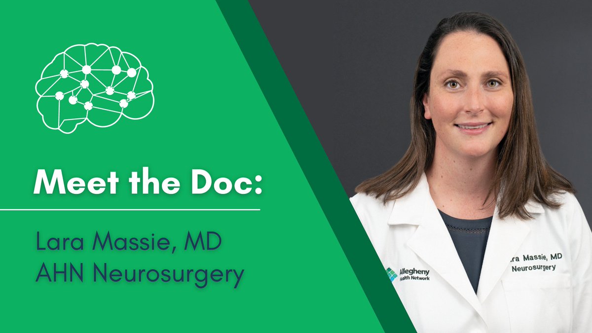 ahnneuroscience's tweet photo. Meet Lara Massie, MD: She specializes in spinal surgery for adult #spinaldeformities, #scoliosis, trauma and tumors out of our Forbes Hospital office. Fun fact: She completed her residency at Henry Ford and a fellowship at Duke. Learn more https://t.co/yjSIhsYzzS #neurosurgery https://t.co/WE8vSxXb5S