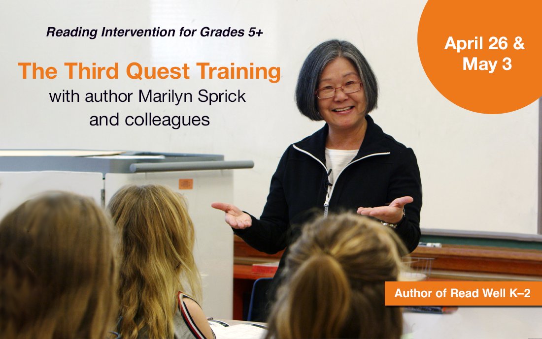 Join us for our Third Quest virtual training this spring! Registration includes a set of student materials and sample lessons from the Teacher's Guides. Visit thethirdquest.com/training/ to learn more or register.