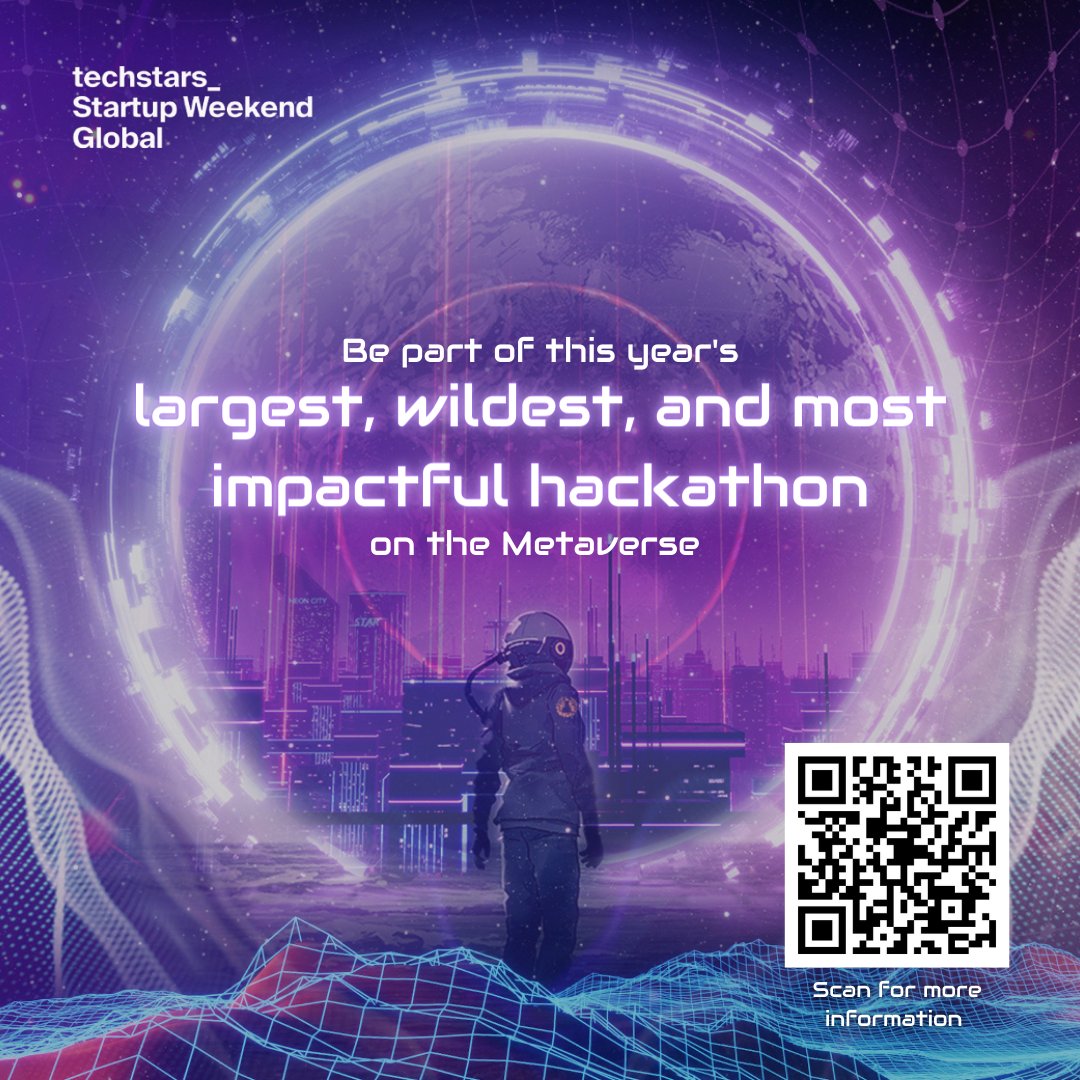 Did you know that Facebook spent more than $10 billion in 2021 on its metaverse division? 

Join us in this year's Startup Weekend and gain exciting insights into the world of #web3, #metaverse, #NFTs and more! 

#startupweekendglobal