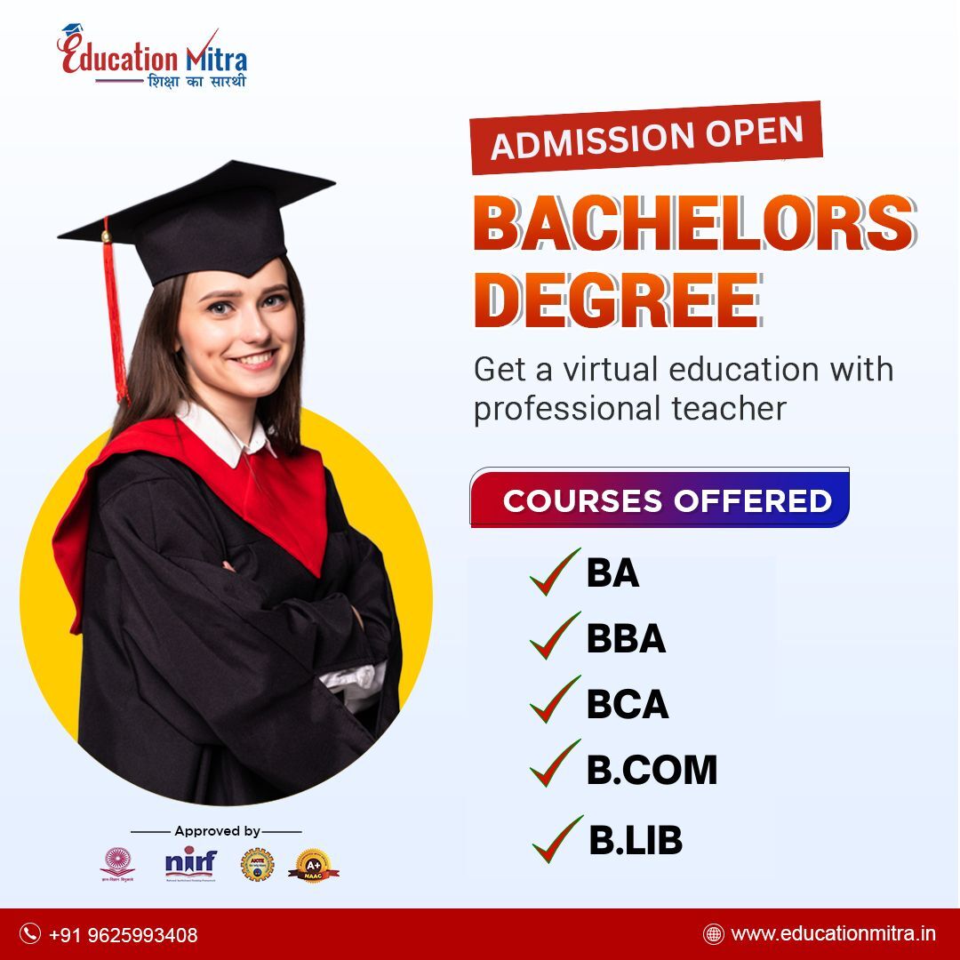 education_mitra's tweet photo. Get a virtual education with Professional Teacher!
.
.
To know more details about the course, eligibility, fee, and course duration👇
🌐https://t.co/gy7Mp3NeAm
☎️+91 9625993408
.
#distanceeducation #onlinelearning #searchengine #bacourse #BBA #BCA #BCOM #BA #educationmitra https://t.co/9l70f1ltWR