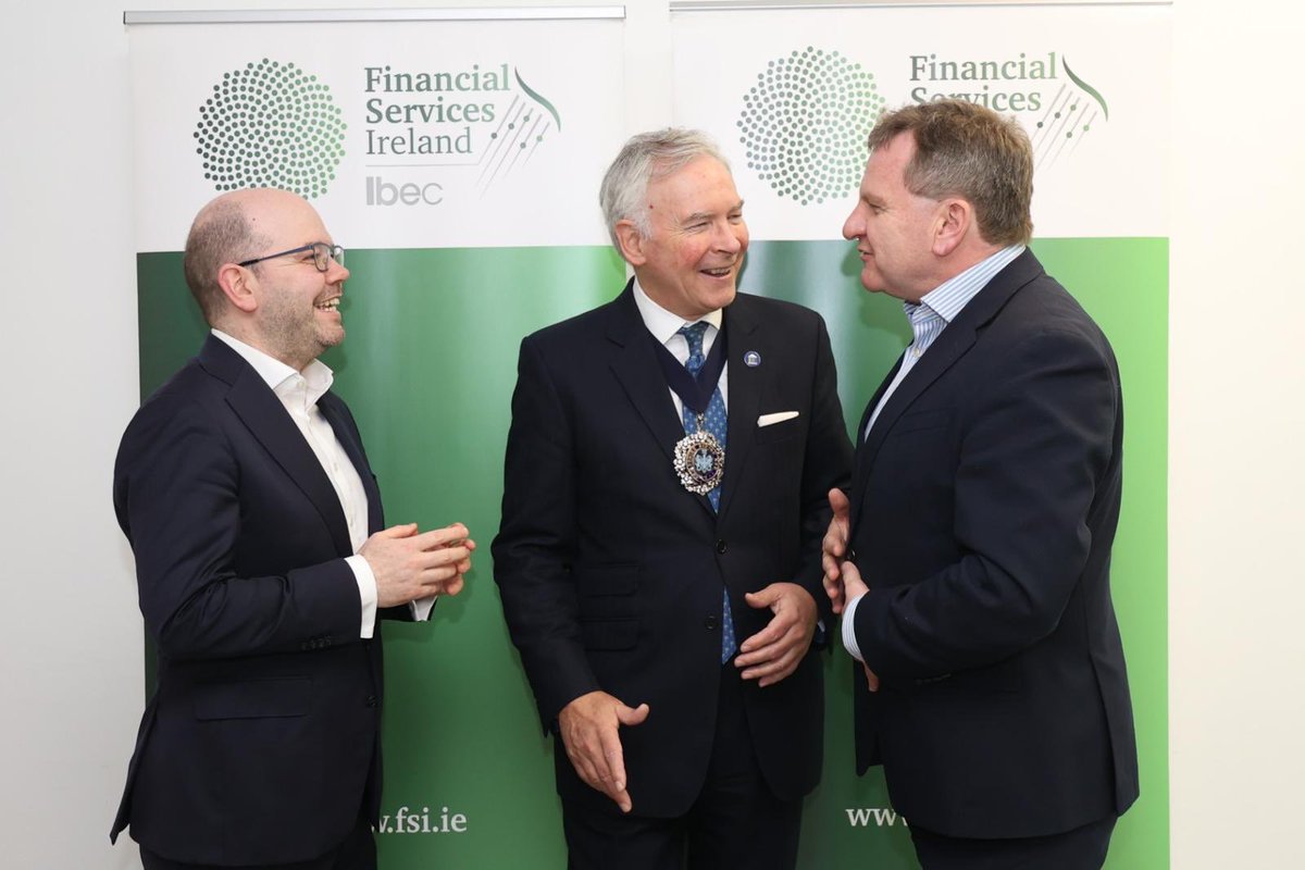 citylordmayor's tweet photo. Great to meet with Danny McCoy, CEO of @ibec_irl and Oliver Wall, Head of Corporate Affairs at @bankofireland , in Dublin. Positive discussion about common opportunities and challenges on both sides of the Irish Sea for our financial services sectors. https://t.co/FCKfttb67N