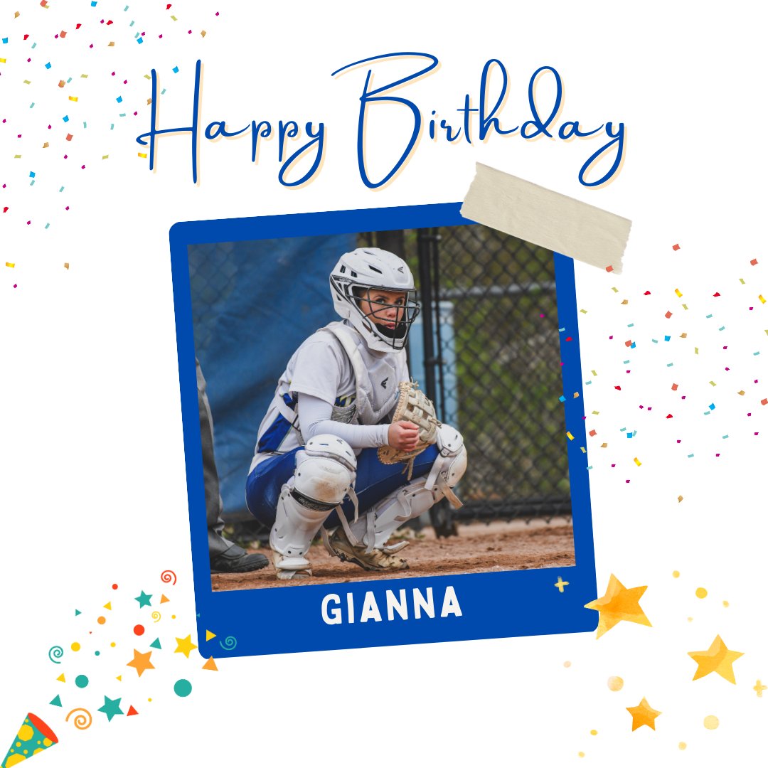 Happy Birthday to our catcher <a href="/GiannaLafaro/">Gianna Lafaro 2024</a> !! Have a great day Gi!