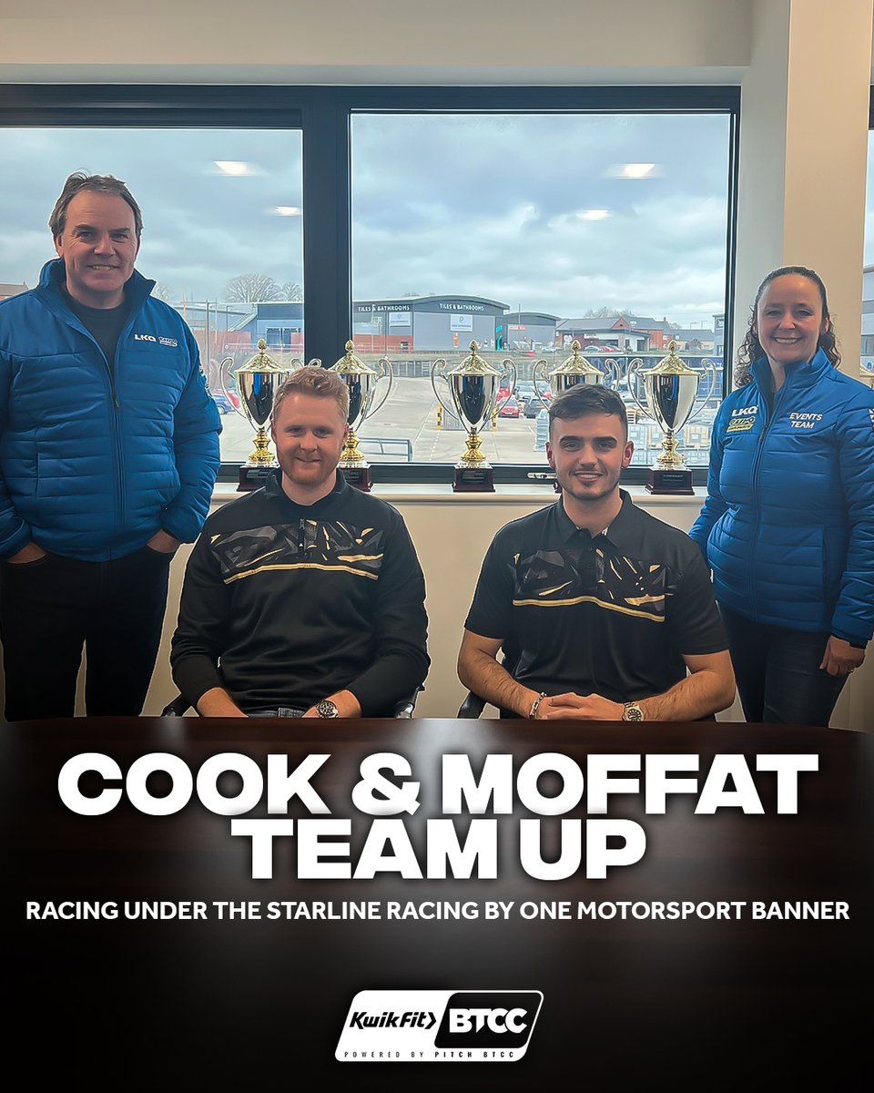 .<a href="/cooksport/">Josh Cook</a> and <a href="/AidenMoffat16/">Aiden Moffat</a> to lead Starline Racing by One Motorsport 🔥

Who's excited for this❓

Download the BTCC App today ➡️ onelink.to/drzrem

#BTCC