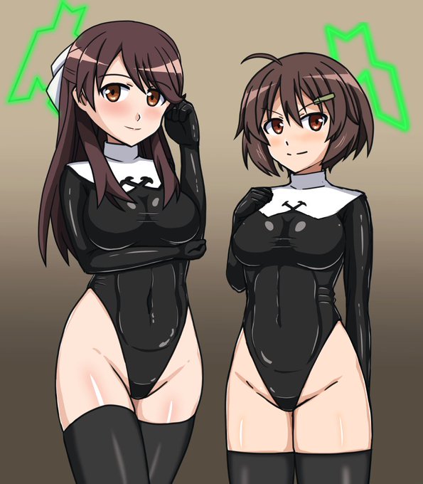 覚悟した雁淵姉妹 