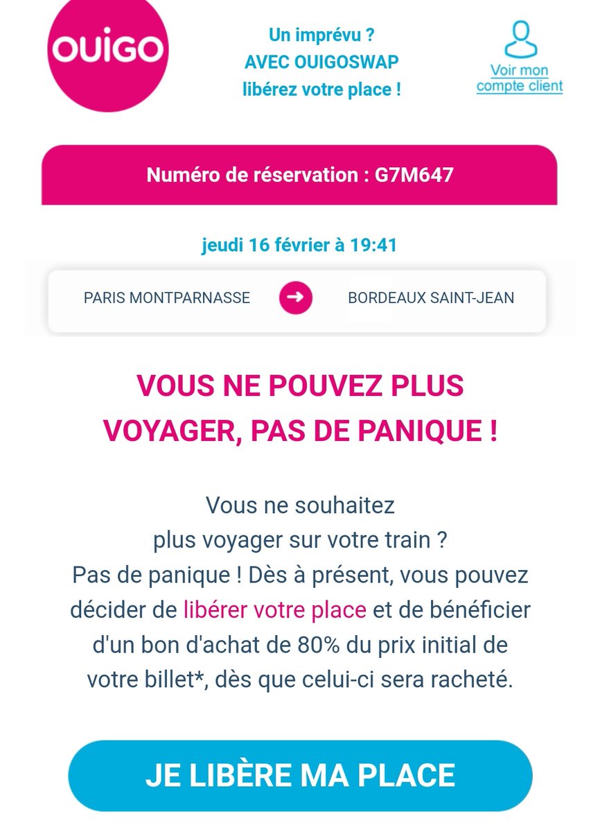 moimisska's tweet photo. Je me demande si @OUIGO se moque de ses usagers ? Train annulé, aucune info de remboursement, prix des trains indécents le vendredi... Je suis en otage à Paris jeudi soir, sans hôtel ni solution mais j'imagine que la @SNCFVoyageurs s'en fiche non ? https://t.co/bRHwSFL5E2