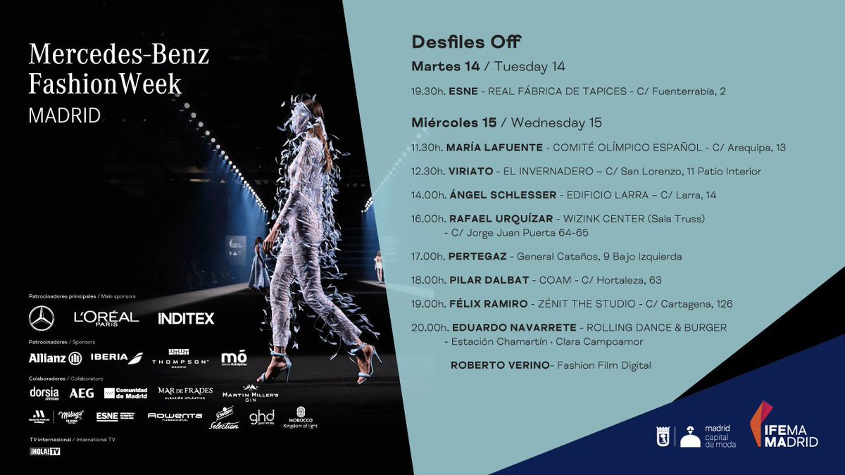 paminagonzalez's tweet image. 👠Comienzan los desfiles del programa OFF de @MBFWMadrid.

La ciudad de @Madrid se convierte en el gran escenario de la #modaespañola: @M_C_D_Moda.

🌷Recuerdo con la gran @rossydpalma y #lunalionne en el #bridgertonfashionshow de @NetflixES en el @Teatro_Real en la #MBFWMadrid.