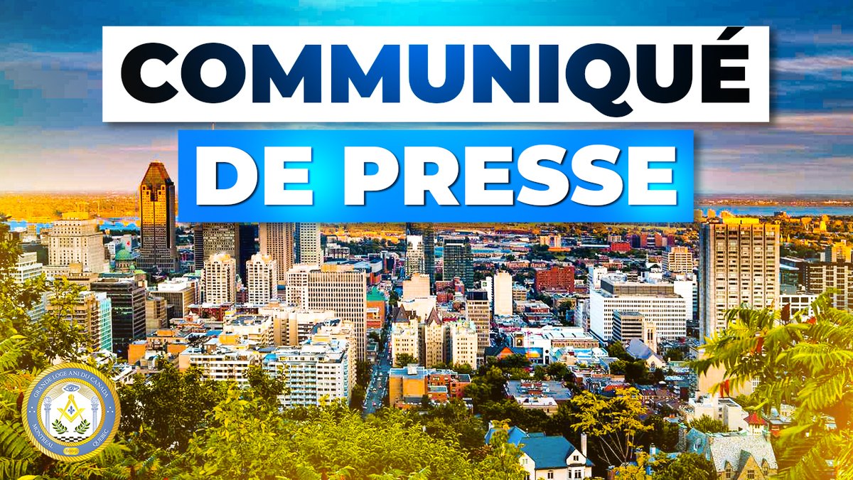 Grande Loge ANI du Canada - Franco Huard élu comme Grand Maître - bit.ly/40P3vNk