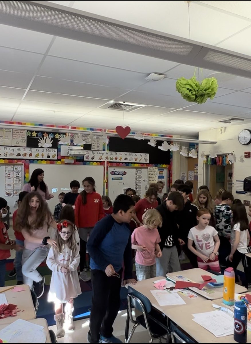 Love is… Valentine’s, friendship bracelets, and <a href="/MrsCullenFHE/">Stephanie Cullen</a> teaching us how to do the Cupid shuffle 💘