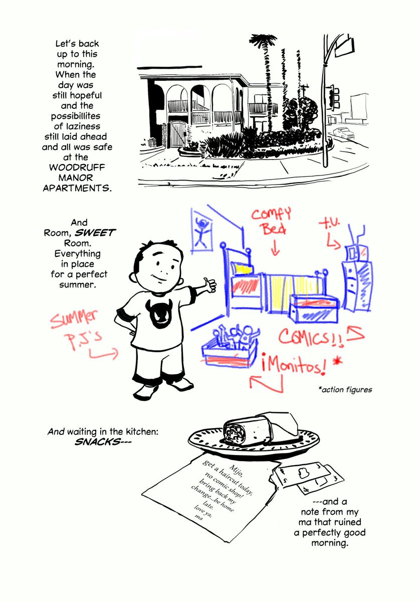 The beginnings of a comic loosely based on the shenanigans of me and my friends way back in the day. Maybe I should finish it?