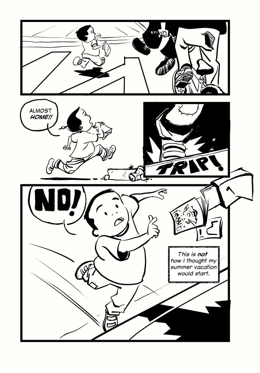 The beginnings of a comic loosely based on the shenanigans of me and my friends way back in the day. Maybe I should finish it?