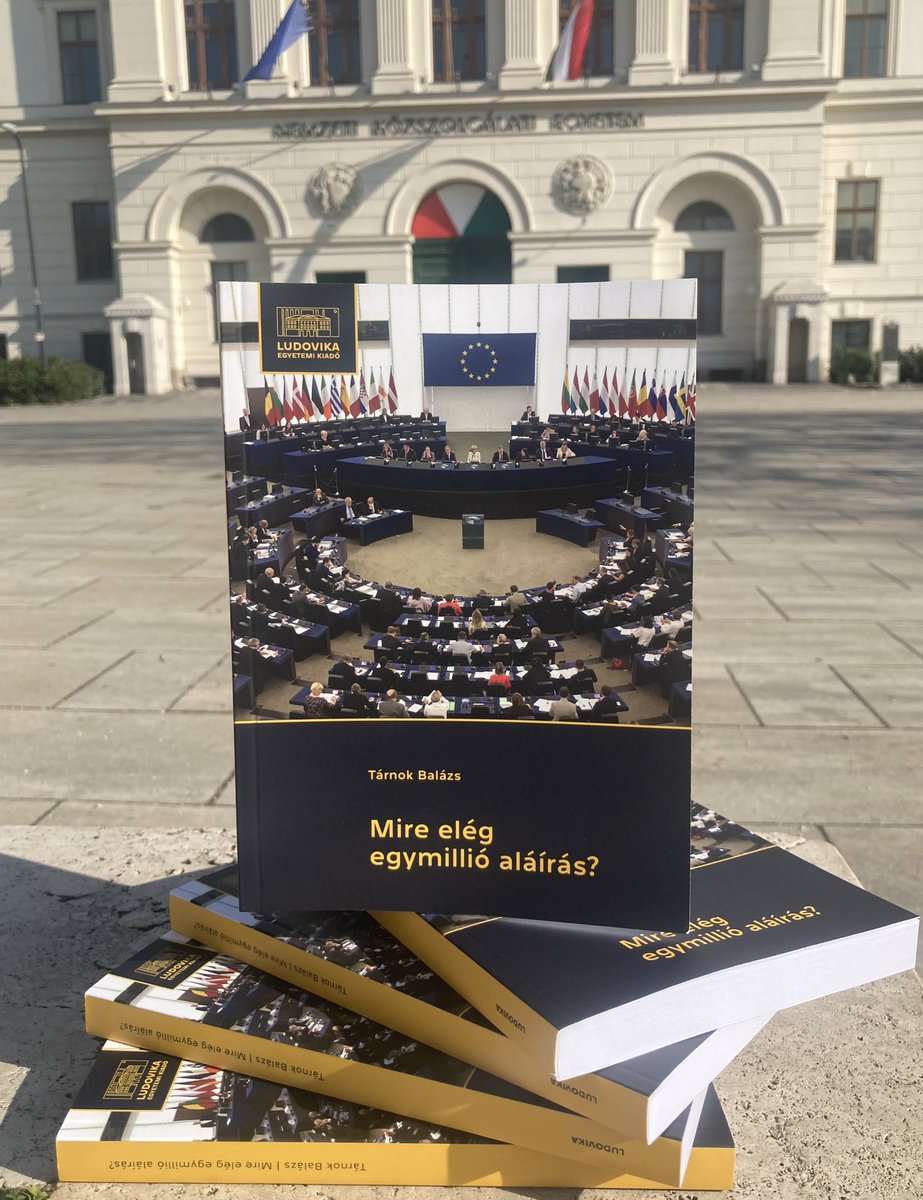 TarnokB's tweet photo. My book “What are one million statements of support worth in the European Union?” was published by #Ludovika
@uni_nke 

#ECI as a tool for protection of the rights and promotion of the interests of #national_minorities in the #EU🇪🇺

English teaser: https://t.co/hwW104dhjv https://t.co/0h67z0lLpm