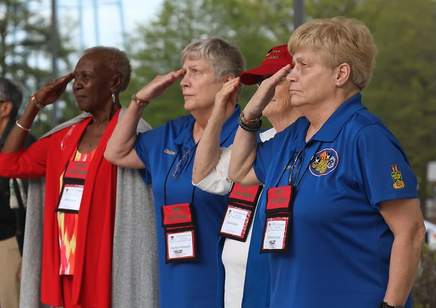 VAusability's tweet photo. Only 44% of women Veterans are enrolled in VA health care—which means that many are missing out on the cost-free care they earned.

We salute the folks at VA heaRT for working to flip the script! 🫡

https://t.co/z8TYRaakum https://t.co/vKG8xfzj7s
