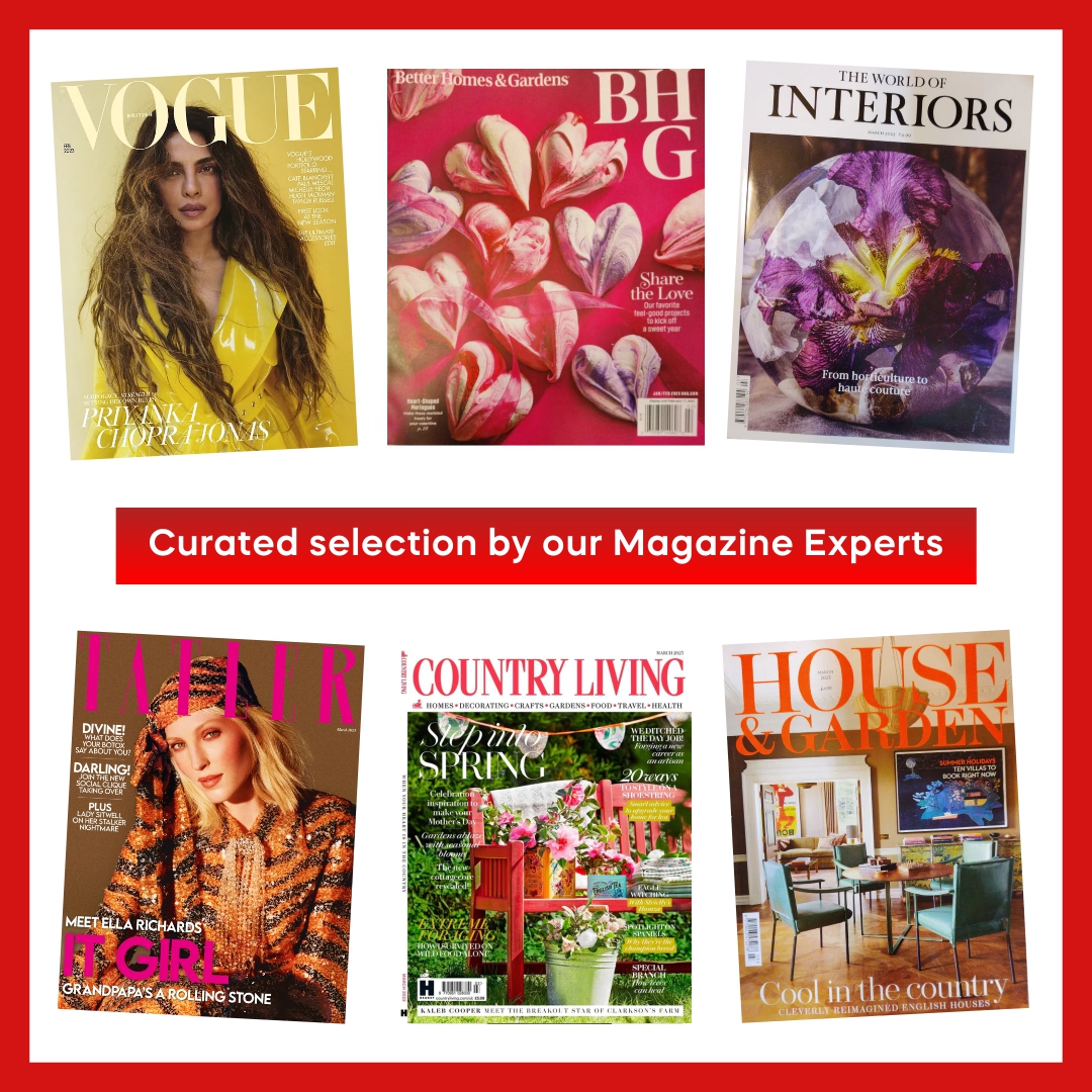 Editor's pick! ✨
Curated selection by our Magazine Experts.

Shop now at magazinecafestore.com/collections/to…

#vogue #countryliving #houseandgarden #tatler #worldofinteriors #betterhomesandgardens #trends #magazine #latestmagazine #trendingnow #magazinecafe #magazinestore
