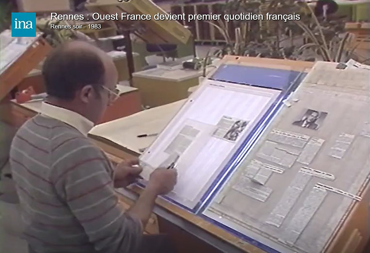 LaurentRiera's tweet photo. En 1983, @OuestFrance devient le 1er quoidien français. Cette belle réussite industrielle résistera-t-elle à l'arrivée de la télématique et des radios et télés locales ? Une précieuse archive de @Inafr_officiel, avec une longue ITW de François-Régis Hutin https://t.co/i8e1Ubzlw9 https://t.co/nMMAjJZtLa