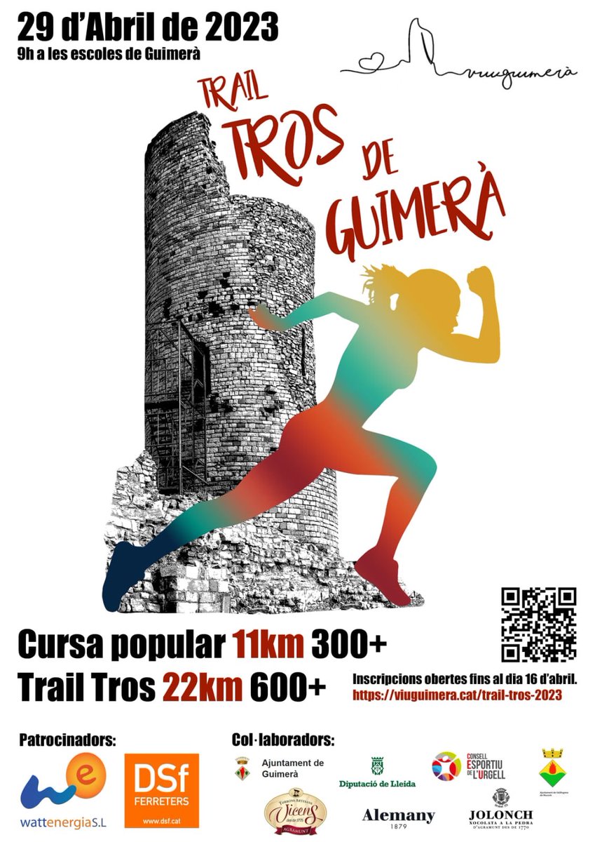 xminguella's tweet image. Us esperem a #Guimerà el 29 d’abril.
#Valldelcorb #Trailtros