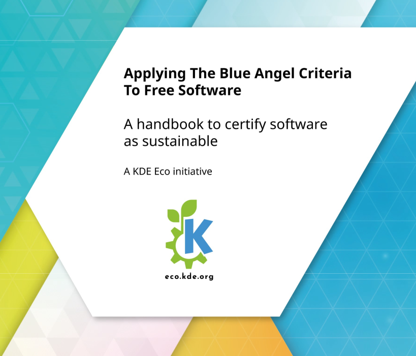 kdecommunity's tweet photo. What's sustainable about software? Why is FOSS already sustainable?
Learn more in KDE's handbook "Applying The Blue Angel Criteria To Free Software".
https://t.co/L32ZVNGZwT
@UmweltEngel #KDE #BE4FOSS #FEEP #FOSS #BMUV #UBA #GermanEnvAgency #ilovefs https://t.co/Emg3NrJmbh