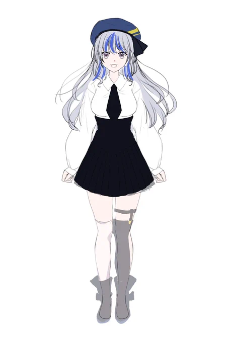 進捗ダメです! ペン入れ～パーツ分け作業ここからが長いんだ… #餅田いずみのLive2D制作日記 #WIP #イラスト