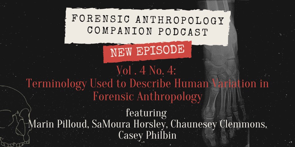 Forensic Anthropology Journal tweet media