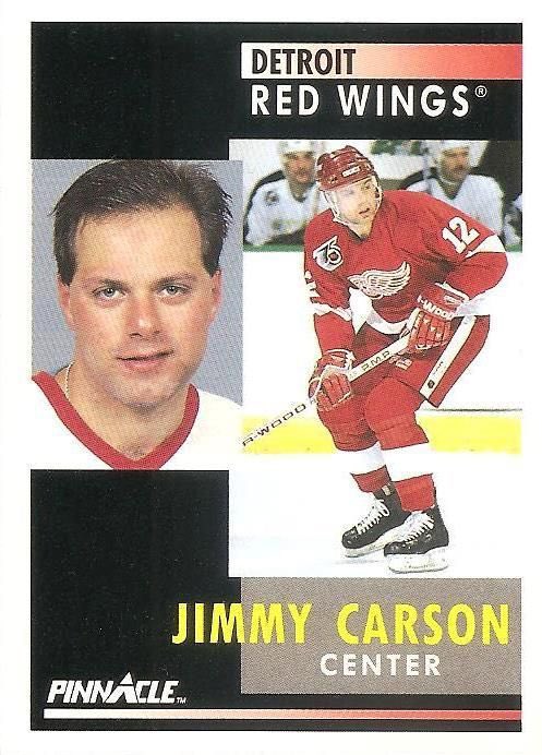 Larry150508's tweet photo. OTD in Detroit sports history in ‘92 former Red Wing and Southfield native Jimmy Carson nets a hat trick in the 1st period in a 11-1 win over the San Jose Sharks. Carson played 10 years in the NHL and is 1 of 2 players to score 50 goals as a teenager. The other was Wayne Gretzky. https://t.co/l2GZ2BiWiv