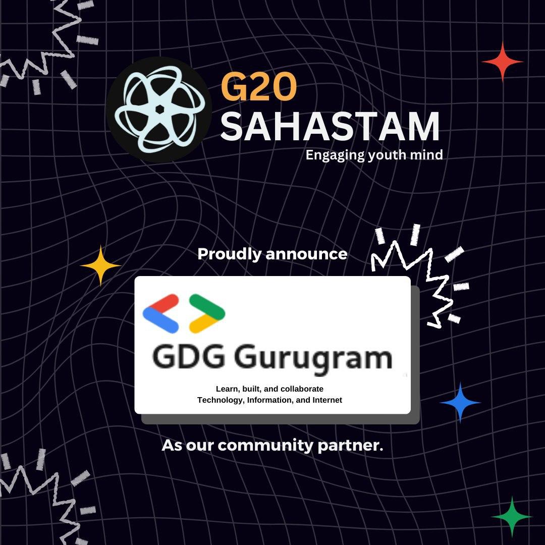GdgGurugram's tweet photo. New Update!! We have an exciting news.

GDG Gurugram is coming as community partner for the G20 SAHASTAM TECHFEST at Gautam Buddha University.

Registration forms for all the exciting events starting from 16th to 19th Feb below. 👇

https://t.co/6idiRzxGZd

#techfest #G20Sahastam https://t.co/YTuIWPaZES