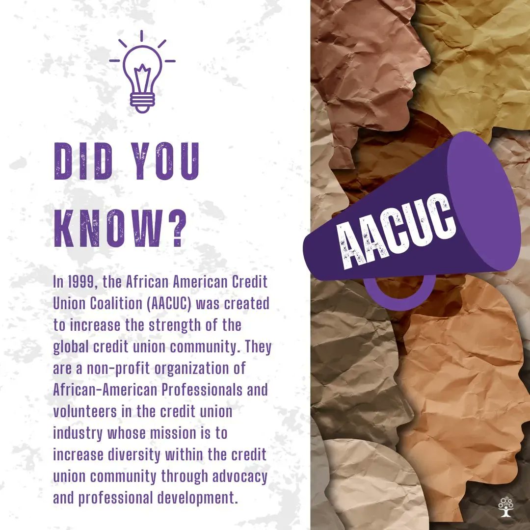 LaborCreditU's tweet photo. African-American Credit Union Coalition is an award-winning organization shaping diversity, equity and inclusion in the credit union movement.
To become a member, donate or learn more visit:
https://t.co/jr1j6J8eYw
#BlackHistoryMonth #LaborCU https://t.co/tlRAKTcr6G