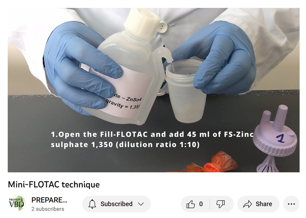 PREPARE4VBD (@prepare4vbd) on Twitter photo Our project YouTube-channel is in the air! Now featuring video tutorials for fecal sampling & #mini-FLOTAC technique for diagnosis of #Fasciola spp. and Paramphistomidae eggs. Big thanks to our partner <a href="/UninaIT/">Unina Federico II</a> <a href="/lrinaldi11/">Laura Rinaldi</a> & team for preparing these!
youtube.com/@prepare4vbd/v… Our project YouTube-channel is in the air! Now featuring video tutorials for fecal sampling & #mini-FLOTAC technique for diagnosis of #Fasciola spp. and Paramphistomidae eggs. Big thanks to our partner <a href="/UninaIT/">Unina Federico II</a> <a href="/lrinaldi11/">Laura Rinaldi</a> & team for preparing these!
youtube.com/@prepare4vbd/v…