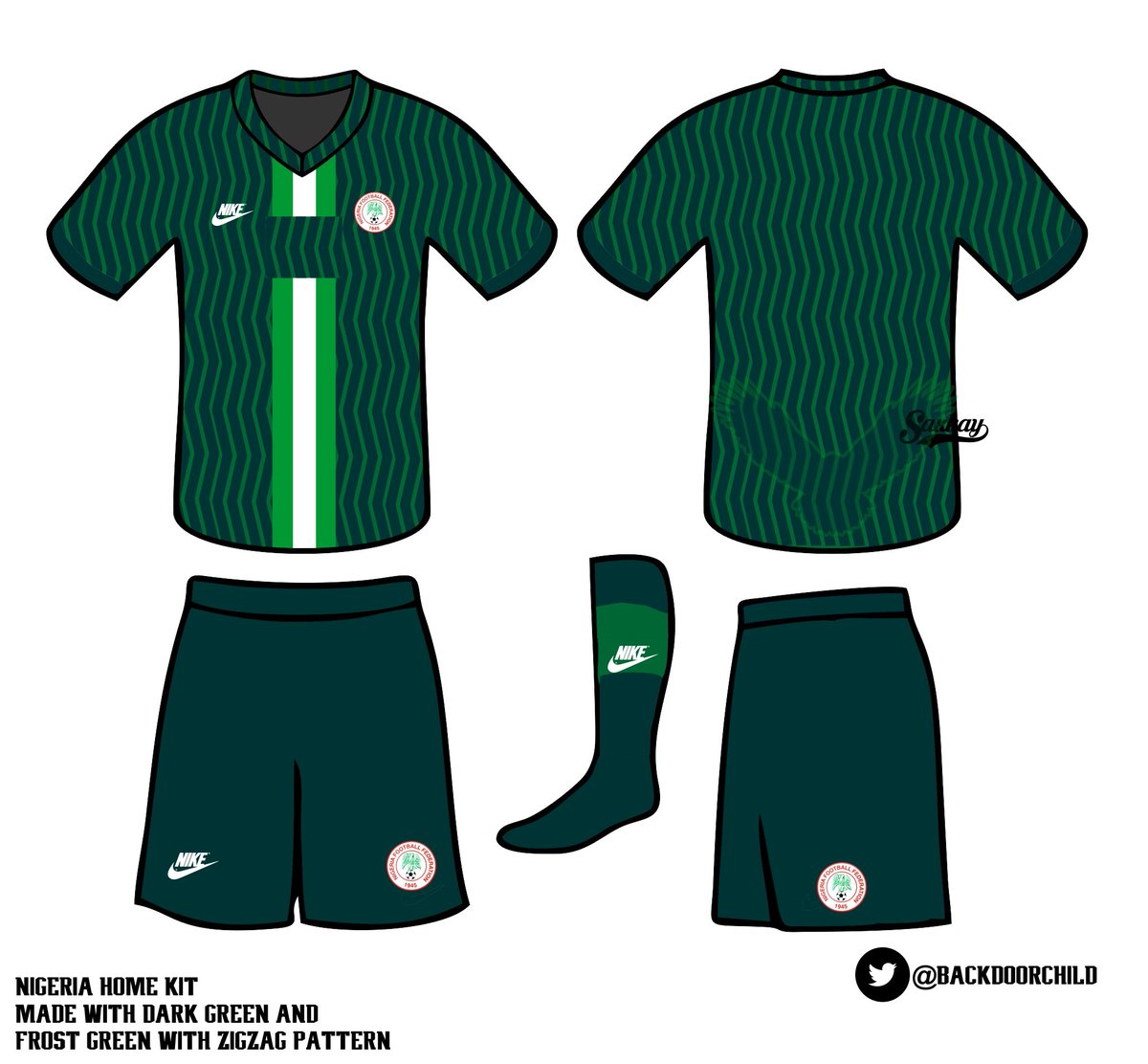backdoorchild's tweet photo. With everything going in this country, we the citizens can only fight for a better nation.
This kit is everything π₯ @nikefootball @NGSuperEagles https://t.co/Lqx1Qb8KB2