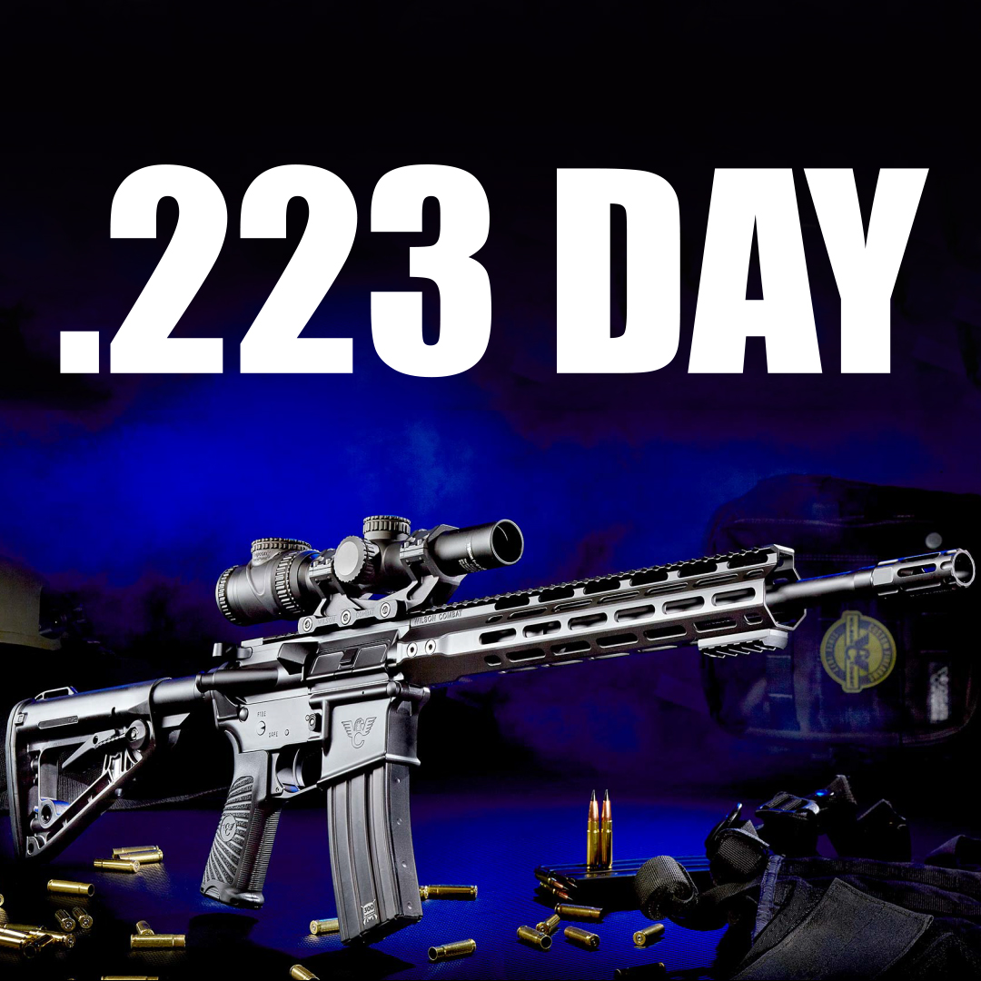 Wilson Combat on X: "Today is 2/23/2023. So we are celebrating .223 Day!  https://t.co/ZbXwxI5GiM" / X