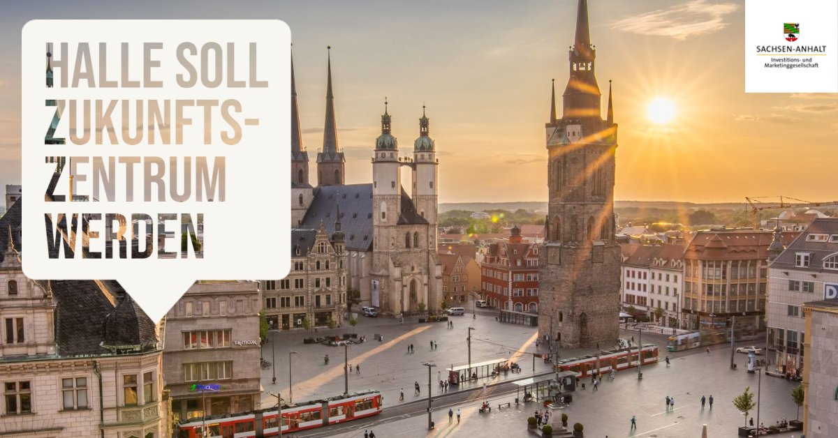 Halle (Saale) soll bis 2028 "Zukunftszentrum für Deutsche Einheit und Europäische Transformation“ werden - wir gratulieren recht herzlich zu dieser tollen Neuigkeit! #Zukunftszentrum #halle 

mehr Info: zukunftszentrum-halle.de