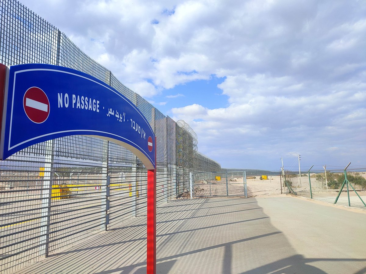 KalzangMarpo's tweet photo. Israel-Jordan border crossing! Fenced world, entangled homelands. #Borderland #Landborder #Bordercrossing #Jordan #Israel https://t.co/BR0XuTcmef
