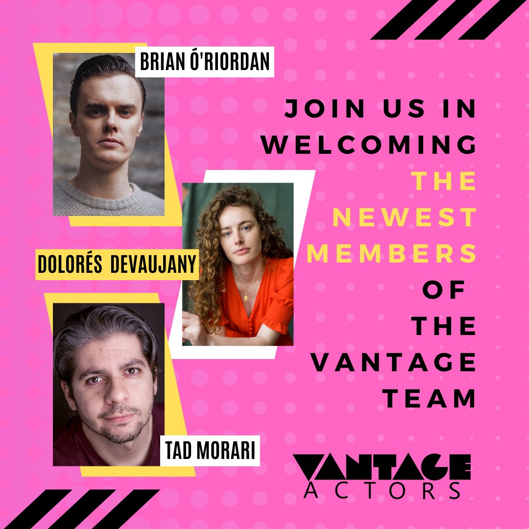 ActorsVantage's tweet photo. Join us in welcoming the newest members of the Vantage Actors Team. @tadmorari #actorslife #acting #CASTING https://t.co/5oZfkEHZem