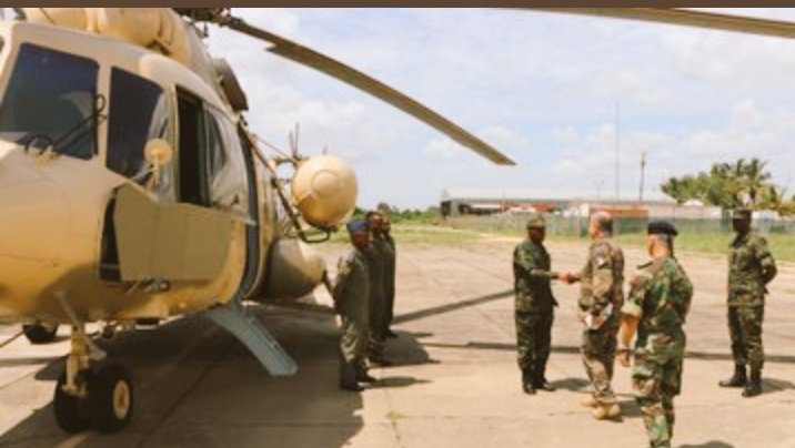 RWANDA: le directeur de la planification militaire et de la capacité conceptuelle de l'Union européenne (DMPCC) a visité ce mercredi 15 Février 2023 le quartier général des forces de sécurité Rwandaises dans le district de Mocimboa