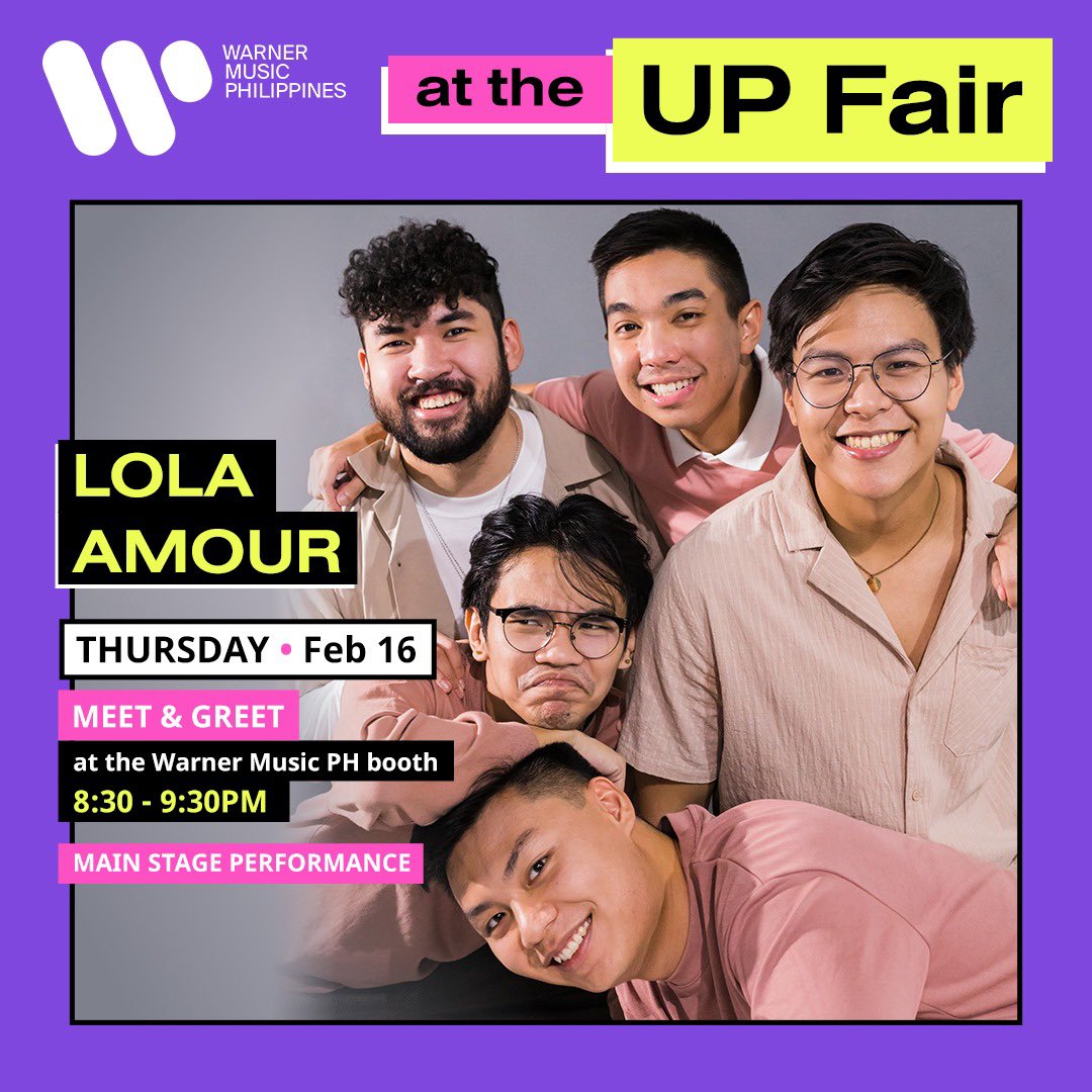 lolaamourmusic's tweet photo. See y’all tomorrow at the Warner Music PH booth! 💯 Bili din kayo ng merch! https://t.co/uA2LDsiYnB