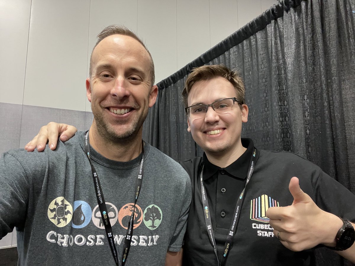 ChillMtGTV's tweet photo. This guy, right here. Between him and #Scryfall; two pillars that form the bedrock of the cubemmunity.
Thank you @GwenDekker for all you do!
Consider tossing a couple bucks his way if you love Cube and want to support his efforts.
👉https://t.co/JmFYzpbN5L https://t.co/8dcgXoOb36